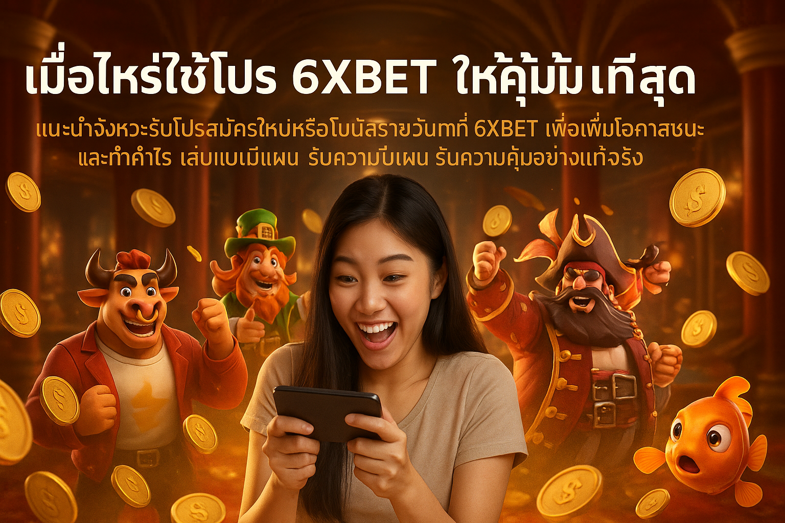 เมื่อไหร่ใช้โปร 6XBET ให้คุ้มที่สุด