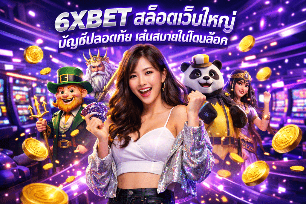 6XBET สล็อตเว็บใหญ่ บัญชีปลอดภัย เล่นสบายไม่โดนล็อค